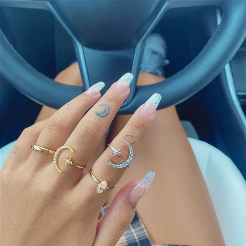 Shiny Moon Ring