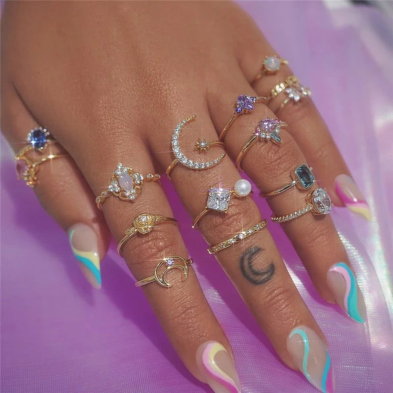 Shiny Moon Ring